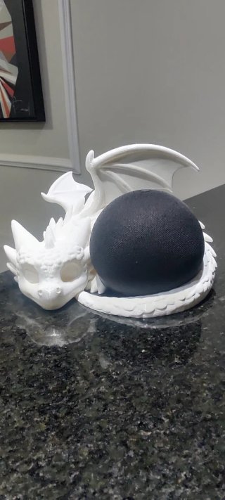 Base soporte para Echo Dot Alexa, forma de Dragón