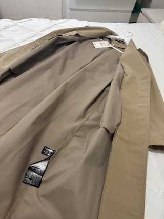 Gabardina Zara Beige da mucho mas talla 40