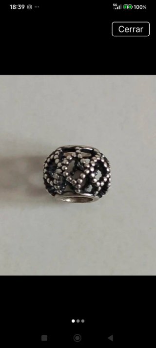 Pandora Charm Plata Diseño Calado