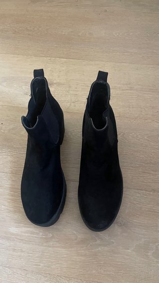 Botines negros plataforma