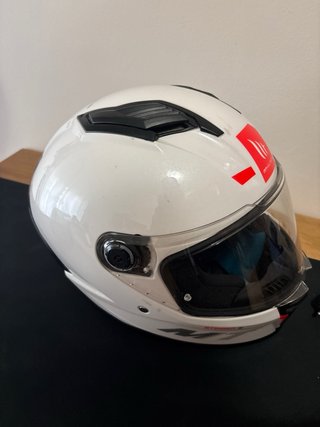 Casco MT Stinger 2 Blanco Poco Uso