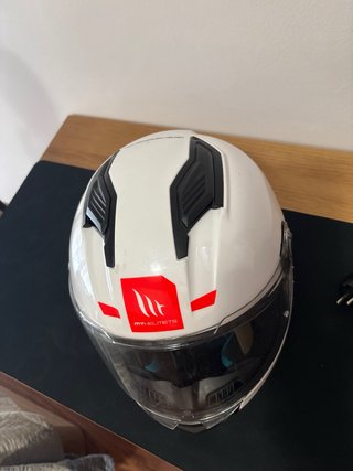Casco MT Stinger 2 Blanco Poco Uso
