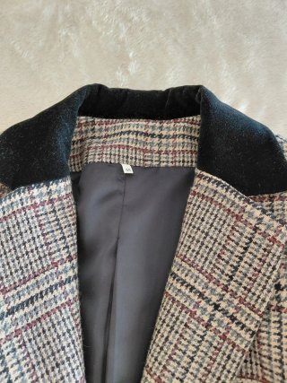Chaqueta de lana pura mujer