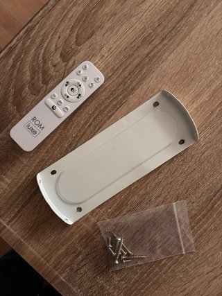 Lámpara Ventilador Techo Blanca