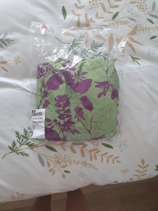Vestido flores buganvilla y lima Talla S