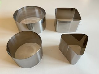 Set coppapasta stampini in acciaio inox Tescoma