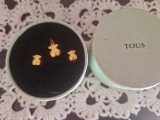 Conjunto Ositos Tous Oro