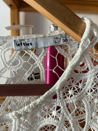 Blusa Ibicenca Encaje Blanca