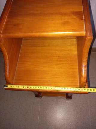 Mueble Telefonera Revistero Madera