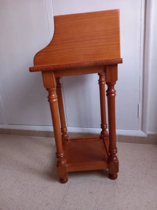 Mueble Telefonera Revistero Madera