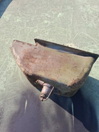 Depósito Vespa manillar tubo 1956, 58.
