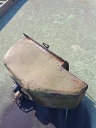 Depósito Vespa manillar tubo 1956, 58.