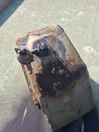 Depósito Vespa manillar tubo 1956, 58.