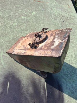 Depósito Vespa manillar tubo 1956, 58.