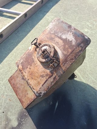 Depósito Vespa manillar tubo 1956, 58.