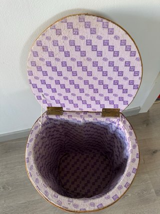 Cesto de mimbre para ropa