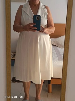 Vestido blanco de fiesta
