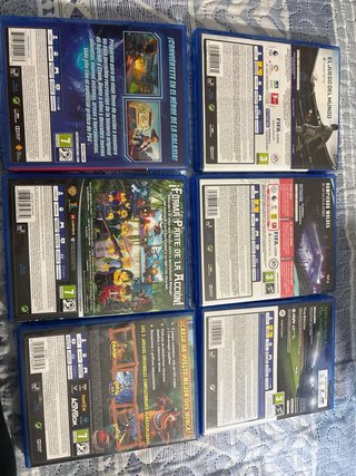 Lote 6 Juegos PS4: FIFA, Crash, Ratchet, LEGO