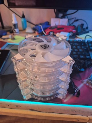 Pack 5 Ventiladores Nfortec Velorum+controladora