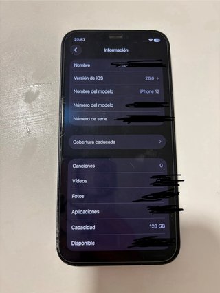 iPhone 12 Negro/Azul Marino