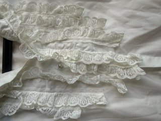 Camisa Rociera Flamenca Adornos Encaje