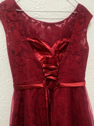 Vestido rojo fiesta/graduación/boda