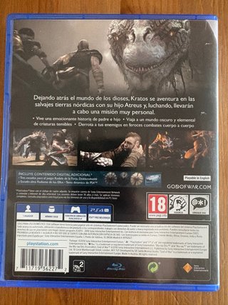 God of War PS4 (PlayStation 4) Juego