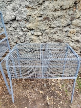 Jaulas de conejos, codornices y pajaros