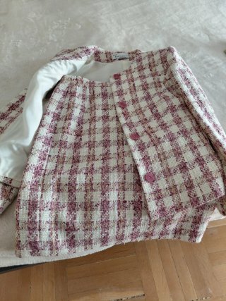 Traje Dona Guiomar rosa y blanco