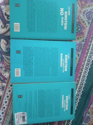 3 libros sobre Einstein=Roberto L.Wolke=6€ cada 1