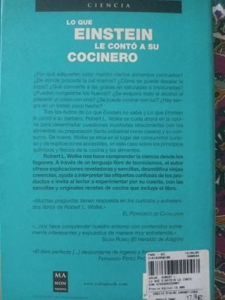 3 libros sobre Einstein=Roberto L.Wolke=6€ cada 1