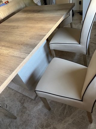 Mesa Comedor Ampliable 1.60 + 6 Sillas