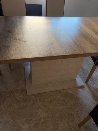 Mesa Comedor Ampliable 1.60 + 6 Sillas