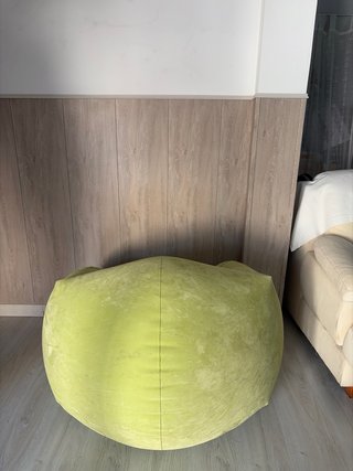 Puf hinchable verde intex