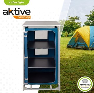 Mueble Cocina Camping AKTIVE Azul/Gris
