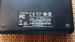 Toshiba Canvio 1Tb 3.0 HDD. PS4 Compatible Perfect