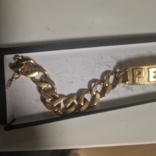 Esclava de oro 18k maciza