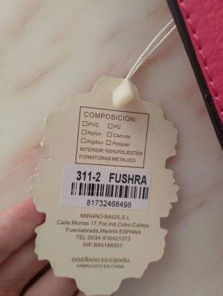 Bolso rosa mujer Mirano