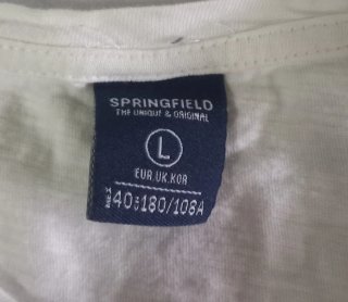 Camiseta Springfield Talla L Rayas