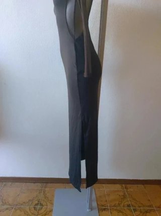 Abito lungo elegante nero tg.44