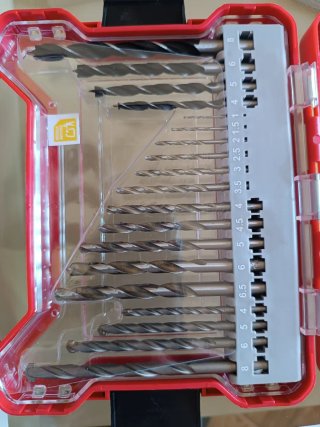 Juego de brocas y puntas para taladro