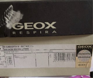 Scarpe Geox nere tacco 4 cm