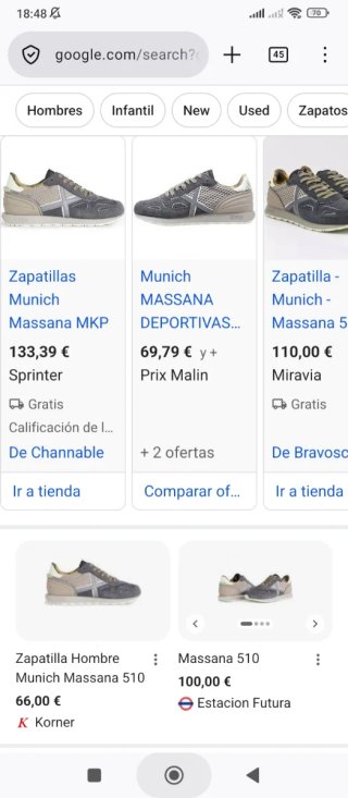 Zapatillas Munich Massana unisex talla 41