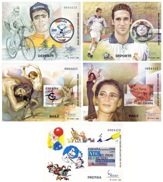 11 HB sd "Expo. España 2000" | Ed: 3756-66 (+CAJA)