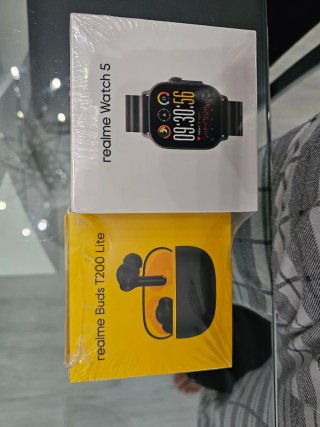 Reloj digital realme Watch 5+realme buds t200 lite