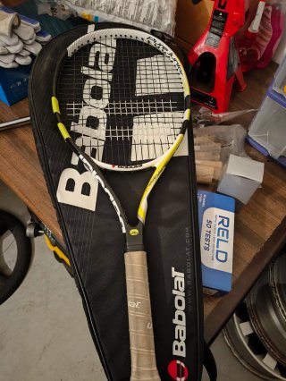 Raquetas de tenis Artengo con funda y babolat