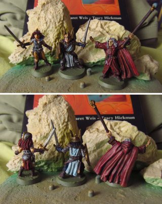 Ral Partha Dragonlance Héroes Miniaturas pintadas