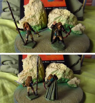 Ral Partha Dragonlance Héroes Miniaturas pintadas