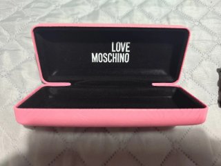 Funda para gafas Moschino rosa