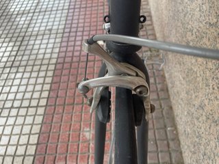 Bicicleta Urbana Fixie Negra y Roja
